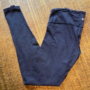 Lululemon full length patterned tight